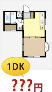 熊本で不用品回収・遺品整理 1DK