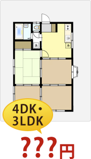 熊本で不用品回収・遺品整理 4DK・3LDK