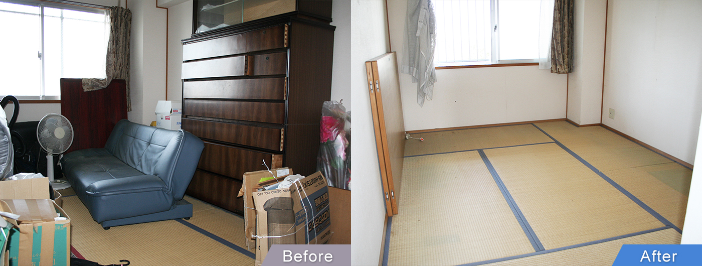 熊本で不用品回収・遺品整理 before/after
